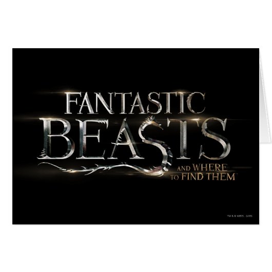FANTASTIC BEASTS AND WHERE TO FIND THEM™ Logo Cards (Front Horizontal)