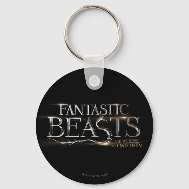 FANTASTIC BEASTS AND WHERE TO FIND THEM™ Logo Keychain (Front)