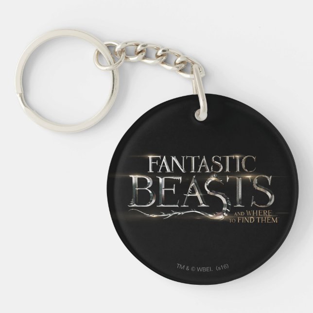 FANTASTIC BEASTS AND WHERE TO FIND THEM™ Logo Keychain (Front)