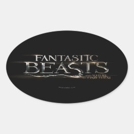 FANTASTIC BEASTS AND WHERE TO FIND THEM™ Logo Oval Sticker