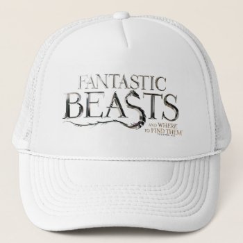 Fantastic Beasts And Where To Find Them™ Logo Trucker Hat by fantasticbeasts at Zazzle
