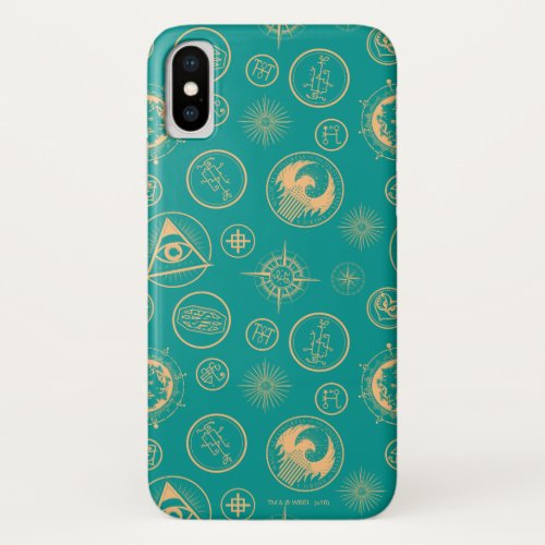 FANTASTIC BEASTS AND WHERE TO FIND THEM Pattern iPhone X Case