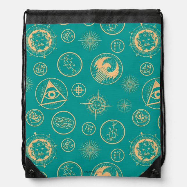 FANTASTIC BEASTS AND WHERE TO FIND THEM™ Pattern Drawstring Bag (Front)