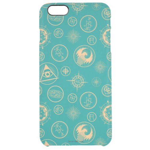 FANTASTIC BEASTS AND WHERE TO FIND THEM Pattern Clear iPhone 6 Plus Case