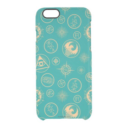 FANTASTIC BEASTS AND WHERE TO FIND THEMâ Pattern Clear iPhone 66S Case