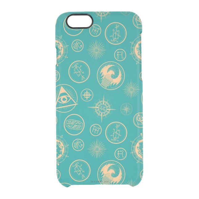 FANTASTIC BEASTS AND WHERE TO FIND THEM™ Pattern Uncommon iPhone Case (Back)