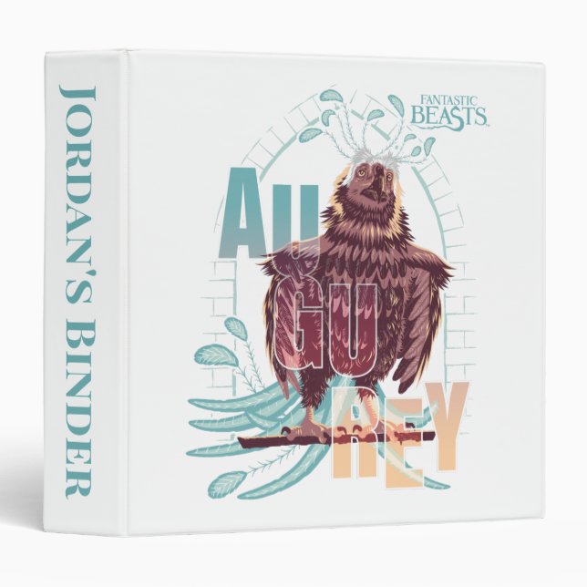Fantastic Beasts Augurey 3 Ring Binder (Front/Spine)