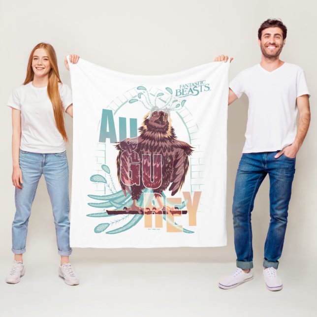 Fantastic Beasts Augurey Fleece Blanket (In Situ)