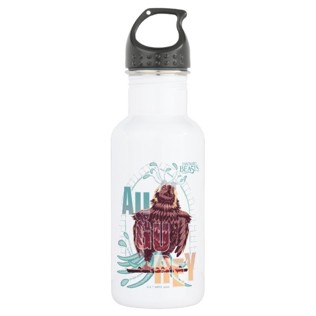 Fantastic Beasts Augurey Stainless Steel Water Bottle (Front)