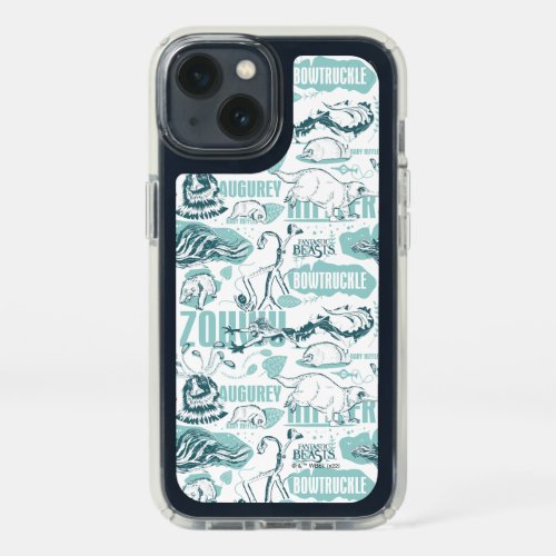 Fantastic Beasts Blue Pattern Speck iPhone 13 Case