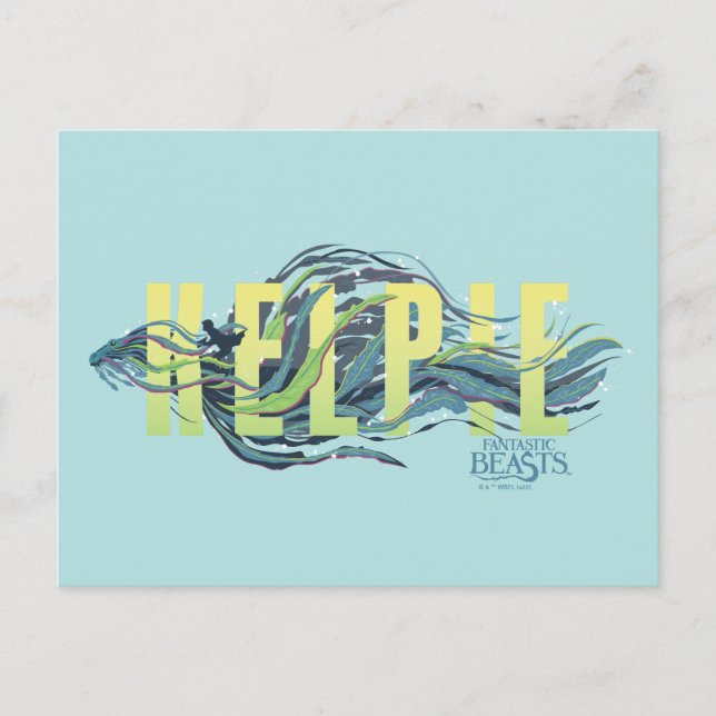 Fantastic Beasts Kelpie Postcard (Front)