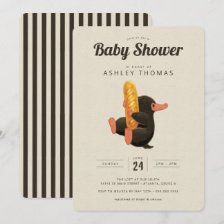 Fantastic Beasts - NIFFLER Baby Shower Invitation