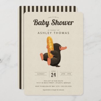 Fantastic Beasts - Niffler Baby Shower Invitation by fantasticbeasts at Zazzle
