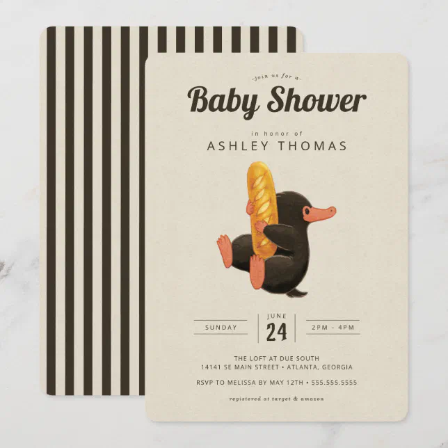 Fantastic Beasts - NIFFLER Baby Shower Invitation | Zazzle