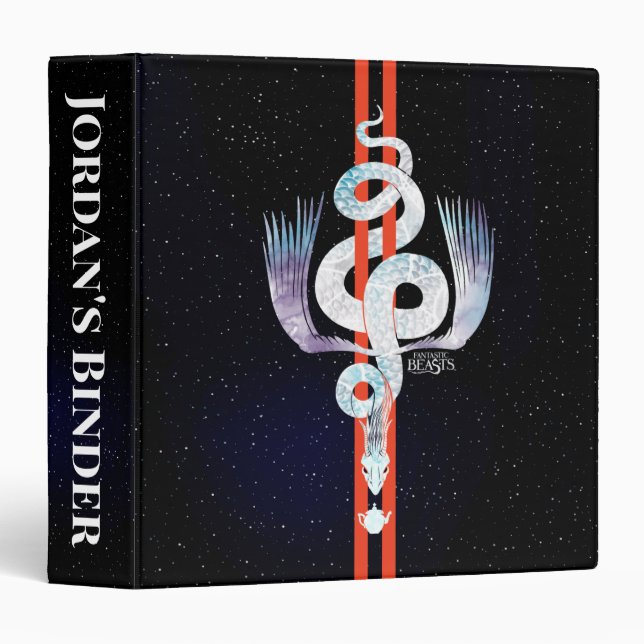 Fantastic Beasts Occamy 3 Ring Binder (Front/Spine)