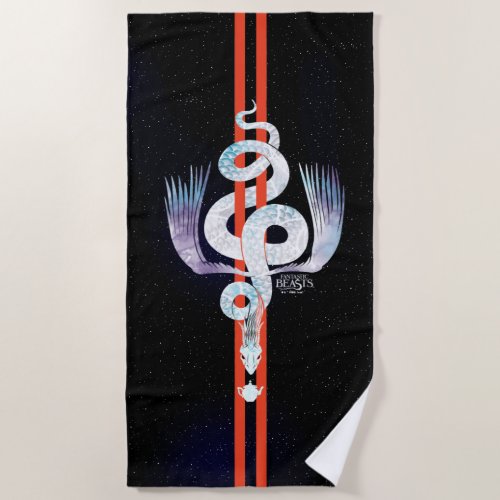 Fantastic Beasts Occamy Beach Towel