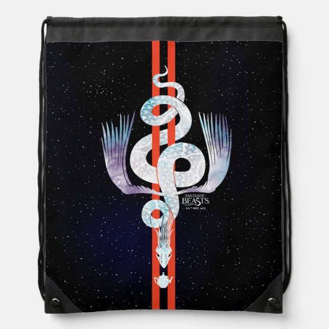 Fantastic Beasts Occamy Drawstring Bag (Front)