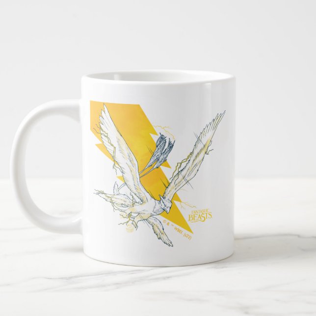 Fantastic Beasts Thunderbird Giant Coffee Mug (Left)