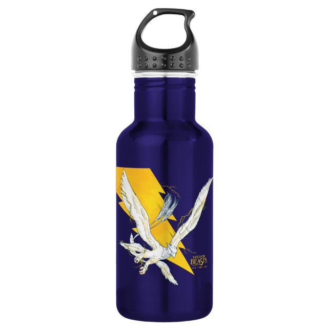 Fantastic Beasts Thunderbird Stainless Steel Water Bottle (Front)