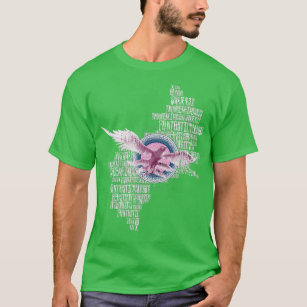 Fantastic Beasts Thunderbird Text Stack Front And  T-Shirt
