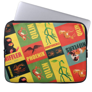 Fantastic Beasts Vintage Pattern Laptop Sleeve