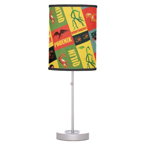 Fantastic Beasts Vintage Pattern Table Lamp