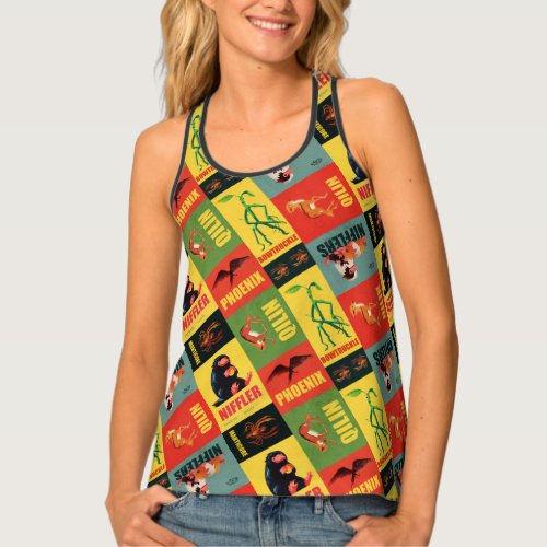 Fantastic Beasts Vintage Pattern Tank Top