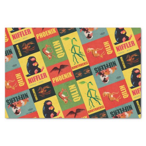 Fantastic Beasts Vintage Pattern Tissue Paper