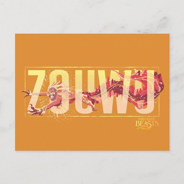 Fantastic Beasts Zouwu Postcard (Front)