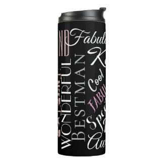 Fantastic BestMan Personalized Positive Attributes Thermal Tumbler