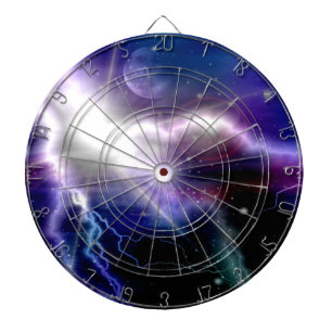 Fantastic colorful galaxy 2 dartboard