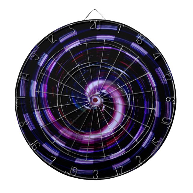 Fantastic colorful galaxy dartboard (Front)