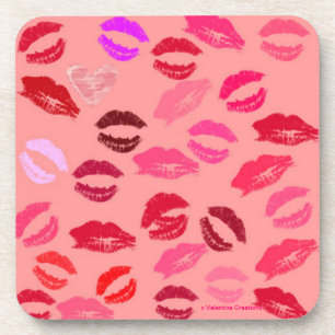 FANTASTIC CORK COASTERS - VALENTINES DAY GIFT KISS