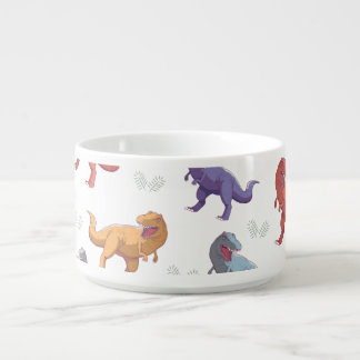 Fantastic dinosaur soup bowl