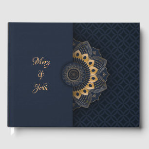 Fantastic elegant wedding guest book