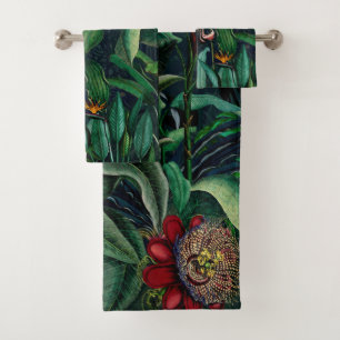 Fantastic Fabulous Midnight Rainforest  Bath Towel Set