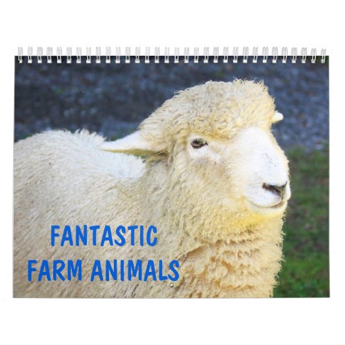 Fantastic Farm Animals Calendar