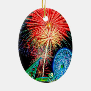 Fantastic Fireworks Ornament