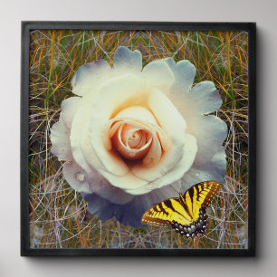 Fantastic flora Glossy Poster Peel And Stick Photo Tile