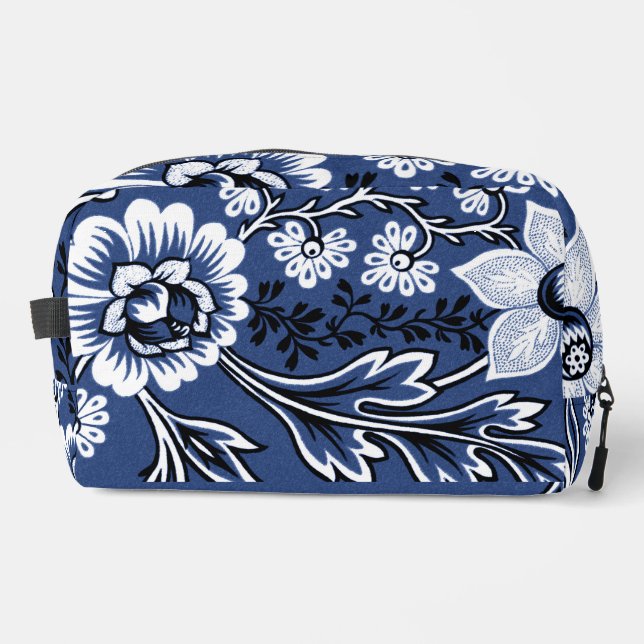 Fantastic Flowers (Blue) Print Cut Sew Bag (Front)