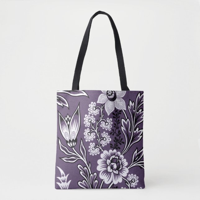 Fantastic Flowers (Plum) Fine Art Tote Bag (Front)