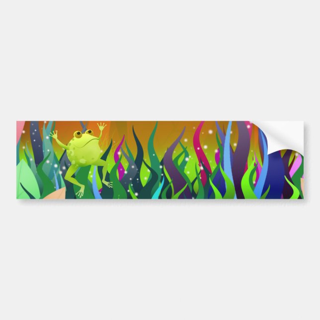 Fantastic Frog bumper sticker (Front)
