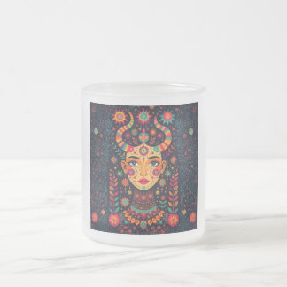 Fantastic girl frosted glass coffee mug