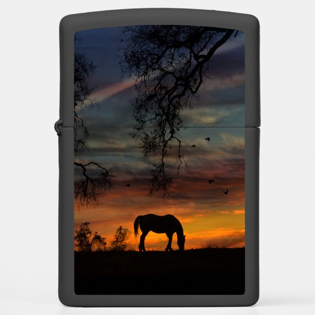 Fantastic Horse and Southwestern Sunrise Lighter (Front)