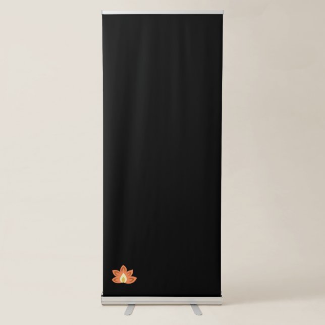Fantastic illustration Vertical Retractable Banner (Front)