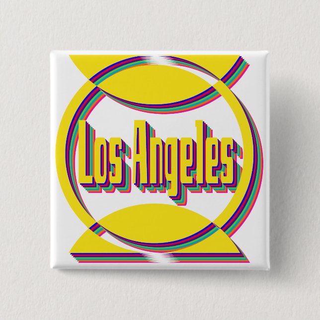 Fantastic Los Angeles 1 Botton Button (Front)