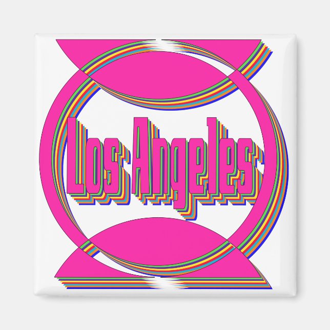 Fantastic Los Angeles 3 Magnet (Front)