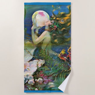 fantastic mermaid beach towel