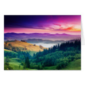 Fantastic Morning Mountain Landscape. Overcast (Front Horizontal)