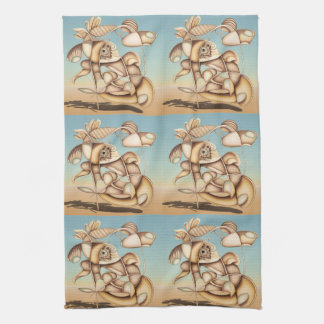 Fantastic motif kitchen towel